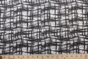 Charcoal Geometric Grunge Rayon