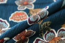 Boho Floral Rayon Crepe - Deep Oasis
