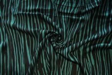 Double-sided Abstract Zebra Rayon Crepe