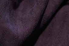 Silk Blend Textured Stripe - Plum