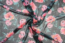 Large Bright Floral Chiffon