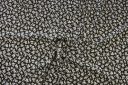 Small Ivory & Black Floral Rayon