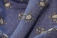 Small Chambray Floral Rayon/Poly Crepe