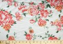 Large Poly/Rayon Floral - Coral