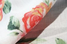 Large Poly/Rayon Floral - Coral