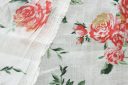 Large Poly/Rayon Floral - Coral