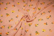 Stripes & Oranges Rayon