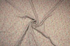 Mini Calico Floral Rayon Crepe