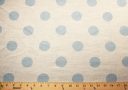 Jumbo Polkadot Poly/Rayon Crepe - Light Blue