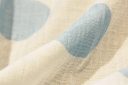 Jumbo Polkadot Poly/Rayon Crepe - Light Blue