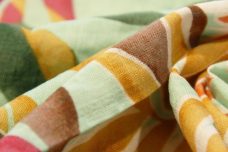Large Hawaiian Lightweight Linen Blend Batiste