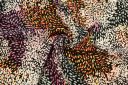 Bright Impressionist Floral Rayon Crepe