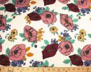 Large Purple Poppy Georgette