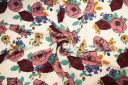 Large Purple Poppy Georgette