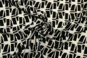 Black & Ivory Grunge Geometric Lightweight Poly