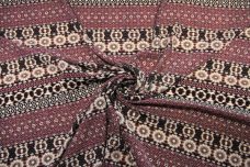 Boho Stripe Lightweight Poly - Raspberry
