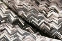 Monochrome Herringbone Lightweight Cotton / Rayon Gauze