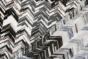 Monochrome Herringbone Lightweight Cotton / Rayon Gauze