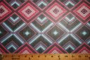 Fuchsia & Turquoise Geometric Chiffon