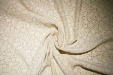 Beige Floral Rayon