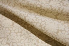 Beige Floral Rayon