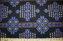 Large Navy Southwestern Pattern Lightweight Poly