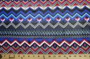 Bold Grunge Geometric Stripe Chiffon