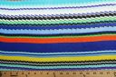 Bold Geometric Stripe Chiffon
