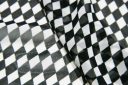 Black & White Harlequin Chiffon