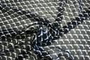 Black & White Chain Print Chiffon