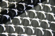 Black & White Chain Print Chiffon