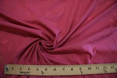 Mauve Floral Cutout Cotton/Poly Blend