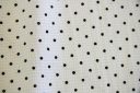 White & Black Waffle Rayon/Poly Pindot