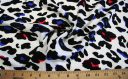 Large Bright Multi Cheetah Rayon