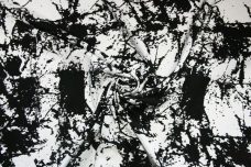 Black & White Grunge Rayon