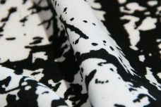 Black & White Grunge Rayon