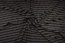 Ruffle Knit - Black & Grey