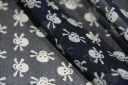 Mini Skulls Chiffon - Dark Navy