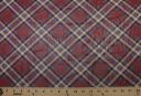 Plaid Chiffon - Purple & Red