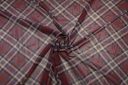 Plaid Chiffon - Purple & Red