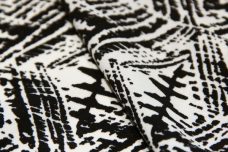 Black & White Ethnic Diamond Lightweight Poly