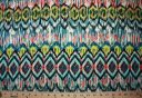 Grunge Ethnic Stripe Lightweight Poly - Teal
