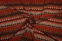 Ethnic Stripe Lightweight Poly - Rust