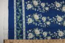 Royal Bordered Floral Poly/Rayon