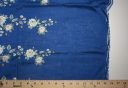 Royal Bordered Floral Poly/Rayon