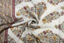 Lightweight Vintage Bordered Floral Rayon