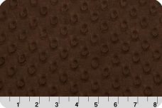 Dimple Dot Minky - Brown
