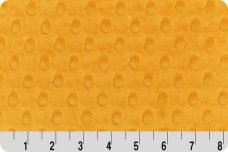 Dimple Dot Minky - Mango