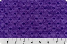 Dimple Dot Minky - Purple
