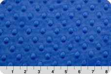 Dimple Dot Minky - Royal